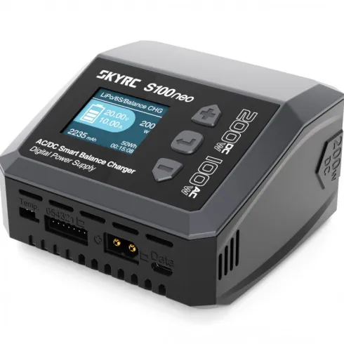 SkyRC S100 Neo LiPo 1-6S 10A 100W AC Lader