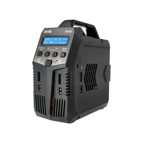 SkyRC T400Q AC/DC Quad Lader 4x 100W – Voor 1–6S LiPo en meer