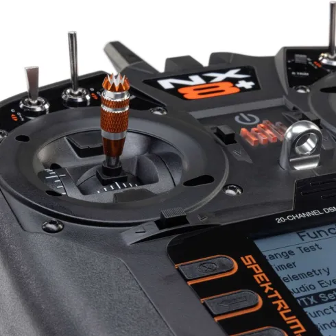 Spektrum NX8+ 20-Kanaals DSMX Zender (nieuwe 2026/2027 versie) – Professionele 20-kanaals zender voor veeleisende RC-piloten