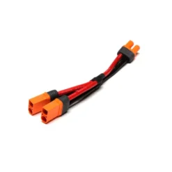 Spektrum Parallel Y-Harness: IC5 Battery with 6″ Wires, 10 AWG