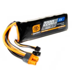 Spektrum 6.6V 2200mAh 2S 15C Smart LiFe Receiver Battery: Universal Receiver, IC3