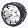 Sweep RC Crusher Road Belted wielen 17mm zilver – 1/2 offset