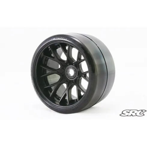 Sweep RC Road Crusher VHT Slick Belted wielen 17mm zwart – 1/2 offset