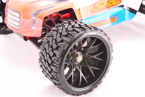 Sweep RC Terrain Crusher Belted wielen 17mm zwart – 1/4 offset