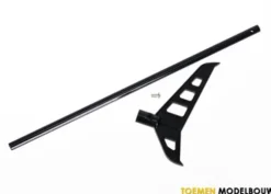 Tail boom black-anodized & tail fin & screw – TRX6352