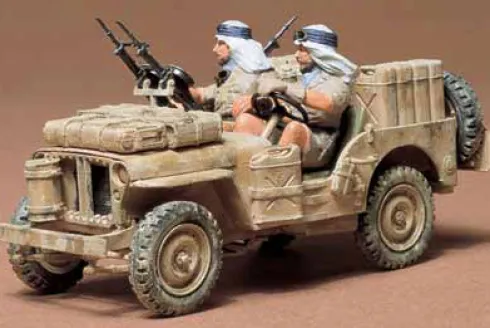 Tamiya British Special Air Service Jeep – 1:35 Bouwpakket
