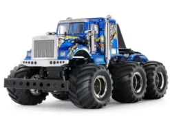 Tamiya offroad 1/18 Konghead 6×6 G6-01 RC auto (met motor en regelaar)