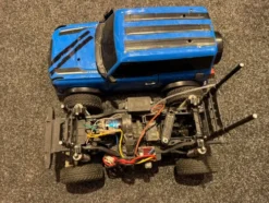 Tamiya offroad 1/10 Land Rover Defender 90 CC-02 RC auto (met motor en regelaar) (In een top staat met 1 jaar garantie)