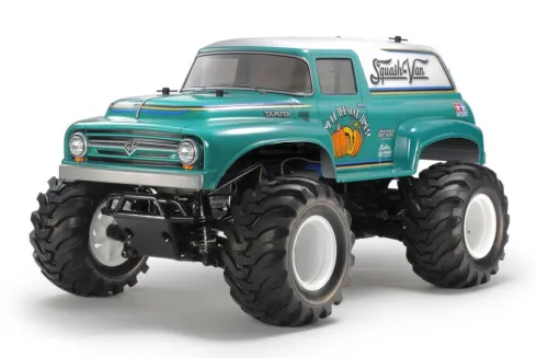 Tamiya offroad 1/10 Squash Van 4WD GF-02 RC auto (met motor en regelaar)