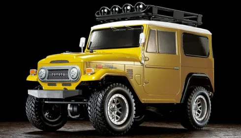 Tamiya offroad 1/10 Toyota Land Cruiser 40 CC-02 RC auto (met motor en regelaar)