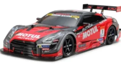 Tamiya onroad 1/10 Motul Autech GT-R RC auto + Carson 1/10 Brushless Set Dragster Turbo 2500KV + Carson kogellagers set (16 stuks)