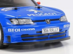 Tamiya onroad 1/10 Peugeot 306 Maxi (BT-01) RC auto (met motor en regelaar)