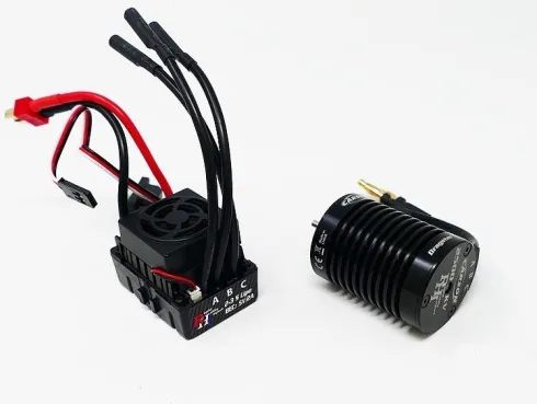 Tamiya onroad 1/10 Raybrig NSX Concept-GT TT-02 RC auto (met Carson 1/10 Dragster Turbo 2500KV brushless motor en regelaar)