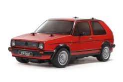 Tamiya onroad 1/10 Volkswagen Golf II GTI 16V (MB-01) RC auto (met motor en regelaar) + Gratis Toerwagen Fittingset twv €27.99 + Gratis extra 2e bandenset twv €22.49