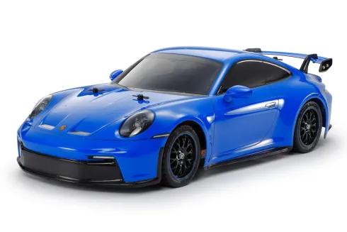 Tamiya 1/10 RC Porsche 911 GT3 (992) Blauw TT-02