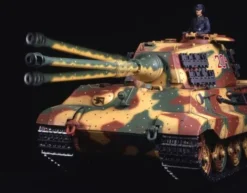 Tamiya RC Tank 1/16 King Tiger Duitse Zware Tank Henschel Toren (Toemen Tamiya deal)