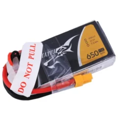 Tattu 650mAh 11.1V 75C-150C 3S1P Lipo batterij met XT30 stekker