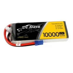 Tattu 10000mAh 11.1V 15C 3S1P Lipo batterij met EC-5 stekker