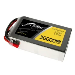 Tattu 30000mAh 22.2V 25C 6S1P Lipo Battery Pack with AS150+XT150