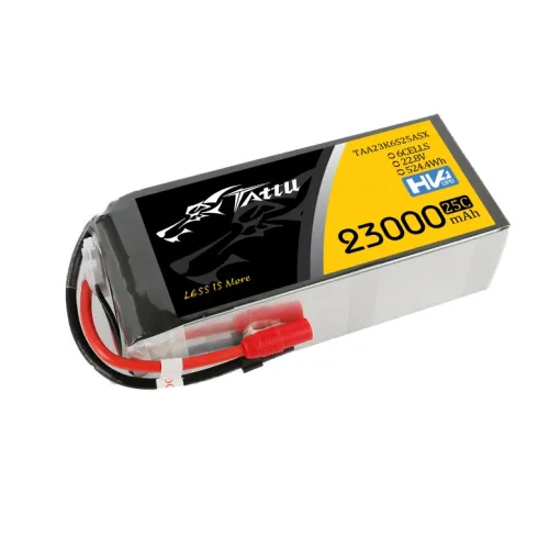 Tattu 23000mAh 22.8V 25C 6S1P Lipo Battery Pack With XT150+AS150