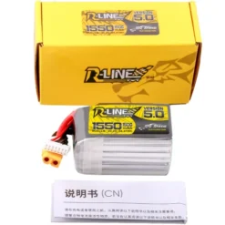 Tattu R-Line Version 5.0 1550mAh 22.2V 150C 6S LiPo XT60