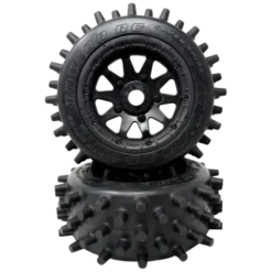 Taylor 195mm Spike Wheel Tyres – Pre-Mounted 24mm Hex (2 stuks)