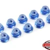 Team Corally – Aluminium Nylstop Nut M5 – Flanged – Blue – 10 pcs