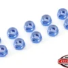 Team Corally – Aluminium Nylstop Nut M2 – Blue – 10 pcs