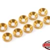 Team Corally – Aluminium Washer – for M4 Socket Head Screws – OD=10mm – Gold – 10 pcs