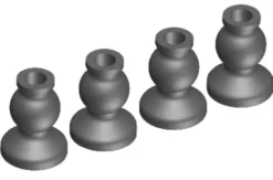 Team Corally Ball Shouldered – 6.8mm – Steel – 4 pcs – C-00180-150