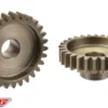 Team Corally M1.0 Pinion Short Wide Teeth Hardened Steel 28 Teeth Shaft Dia. 8mm