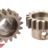 Team Corally M1.0 Pinion Short Wide Teeth Hardened Steel 17 Teeth Shaft Dia. 8mm