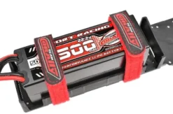 Team Corally Pro Battery Straps 250x20mm Rood – 2 stuks