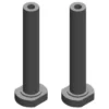 Team Corally Servo Saver Post – Steel – 2 pcs – C-00180-147