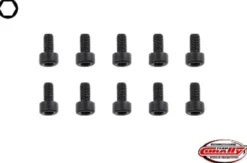 Team Corally – Steel Screws M3 x 6mm – Hex Socket Head – 10 pcs
