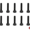 Team Corally – Steel Screws M3 x 12mm – Hex Socket Head – 10 pcs