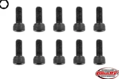 Team Corally – Steel Screws M4 x 10mm – Hex Socket Head – 10 pcs