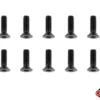 Team Corally – Steel Screws M3 x 10mm – Hex Flat Head – 10 pcs