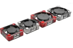 Team Corally – Ultra High Speed Cooling Fan TF-30 w/BEC connector – 30mm – Color Black – Silver