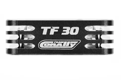 Team Corally – Ultra High Speed Cooling Fan TF-30 w/BEC connector – 30mm – Color Black – Silver