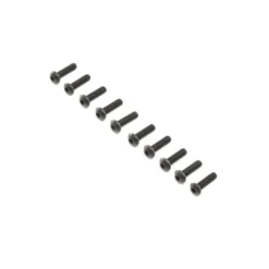 Team Losi Button Head Screws, Steel, Black Oxide, M4 x 14mm (10) – LOS255014