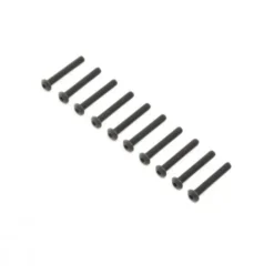 Team Losi Button Head Screws, Steel, Black Oxide, M4 x 30mm (10) – LOS255011