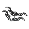 Team Losi Chassis Plate Set V2 Black Mini LMT Megalodon – LOS-2052