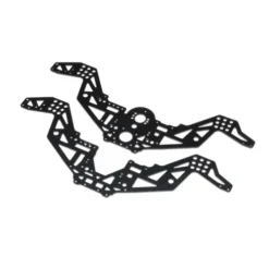 Team Losi Chassis Plate Set V2 Black Mini LMT Megalodon – LOS-2052
