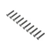 Team Losi Flat Head Screws, Steel, Black Oxide, M4 x 25mm (10) – LOS255018