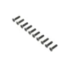 Team Losi Flat Head Screws, Steel, Black Oxide, M4 x 16mm (10) – LOS255017f