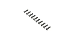Team Losi Flat Head Screws, Steel, Black Oxide, M4 x 16mm (10) – LOS255017f