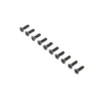 Team Losi Flat Head Screws, Steel, Black Oxide, M4 x 14mm (10) – LOS255019