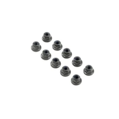 Team Losi M3 Flanged Lock Nuts (10) – TLR245016