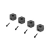 Team Losi 12mm Wheel Hex and Screwpin (4) Mini LMT – LOS212050